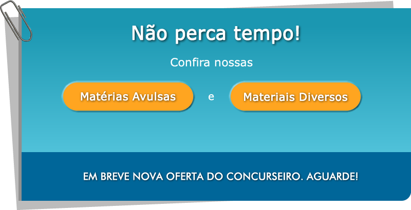 Em breve novas ofertas